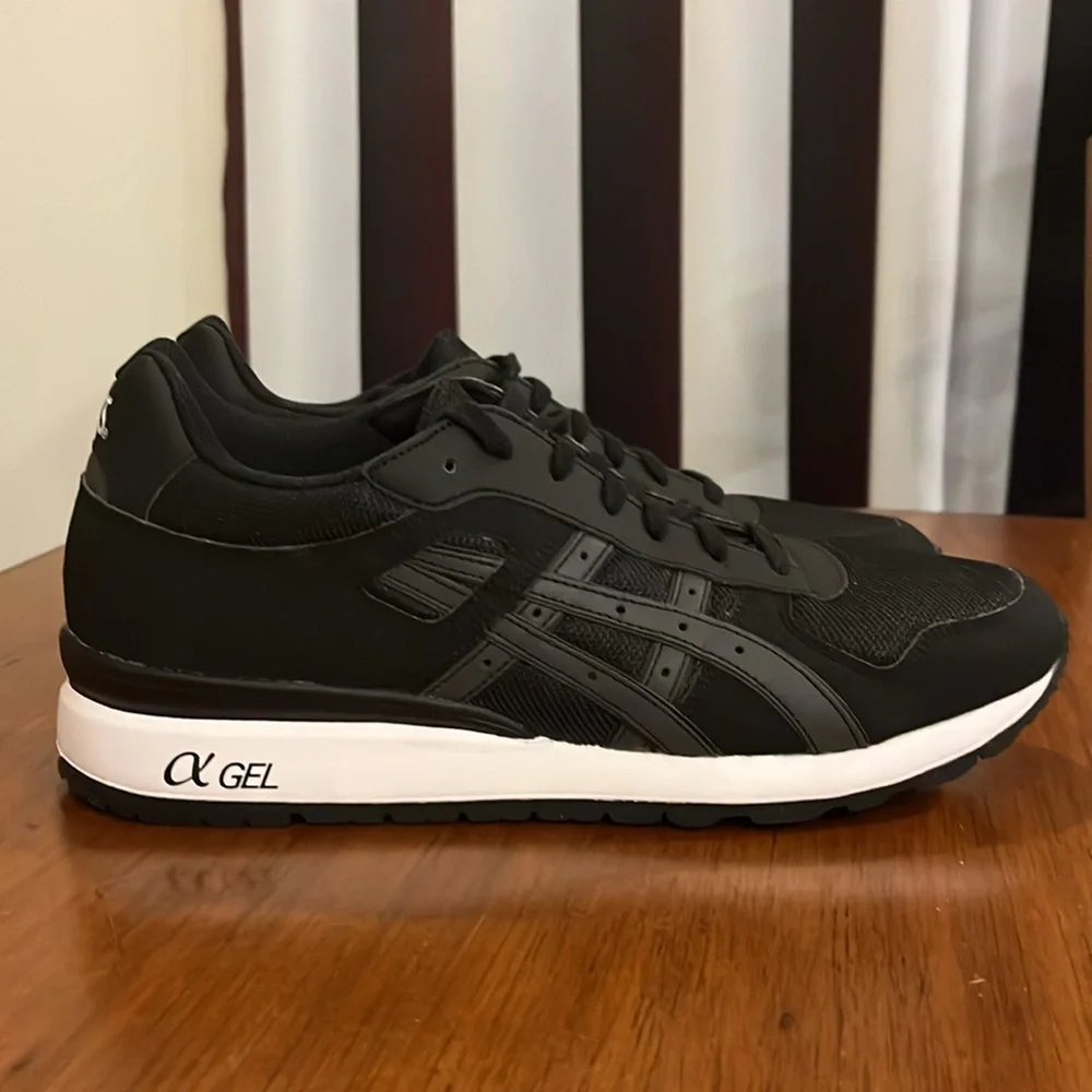 ASICS GT-II Shoes Sneakers H549Y 9090 new black white Mens Size 10.5